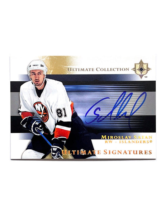 Miroslav Satan 2005-06 Upper Deck Ultimate Collection Ultimate Signatures #US-MS