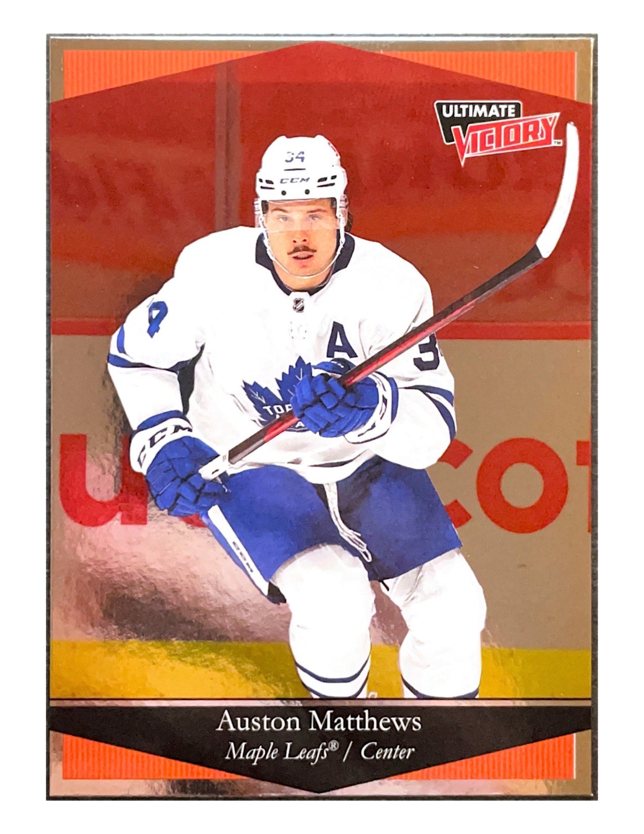 Auston Matthews 2020-21 Upper Deck Extended Series Ultimate Victory #UV-1