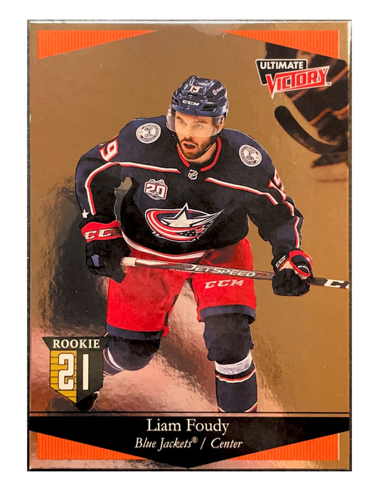 Liam Foudy 2020-21 Upper Deck Extended Series Ultimate Victory Rookie #UV-30