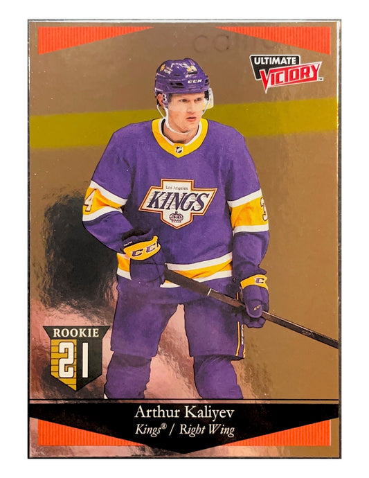 Arthur Kaliyev 2020-21 Upper Deck Extended Series Ultimate Victory Rookie #UV-36