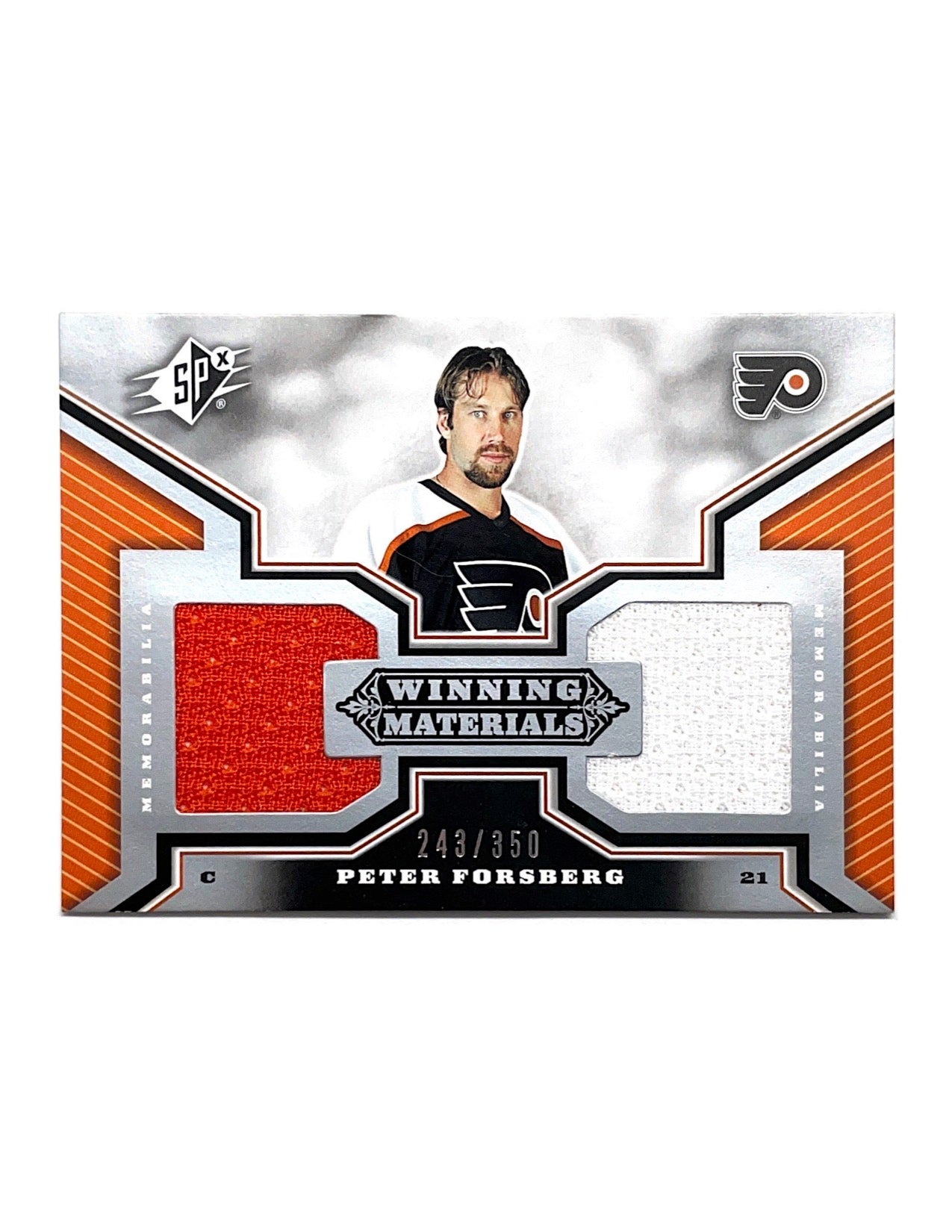 Peter Forsberg 2005-06 Upper Deck SPX Winning Materials #WM-PF - 243/350