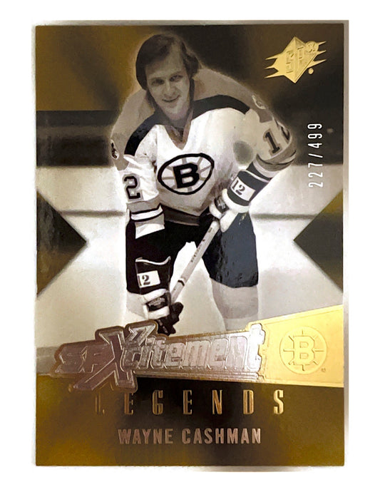 Wayne Cashman 2005-06 Upper Deck SPX SPXcitement Legends #XL-WC - 227/499