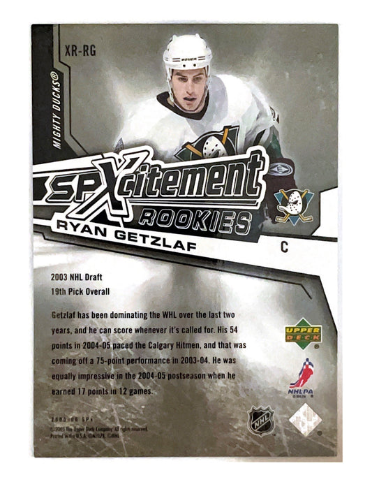 Ryan Gretzlaf 2005-06 Upper Deck SPX SPXcitement Rookies #XR-RG - 909/999