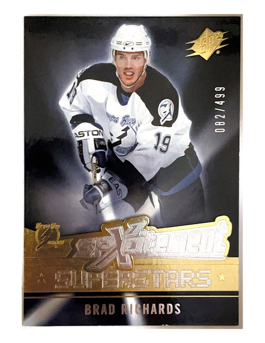 Brad Richards 2005-06 Upper Deck SPX SPXcitement Superstars #XS-BR - 082/499