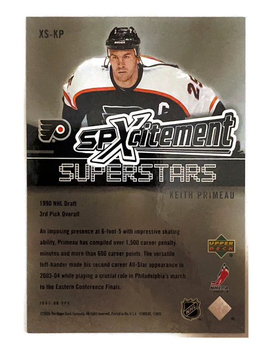 Keith Primeau 2005-06 Upper Deck SPX SPXcitement Superstars #XS-KP - 470/499
