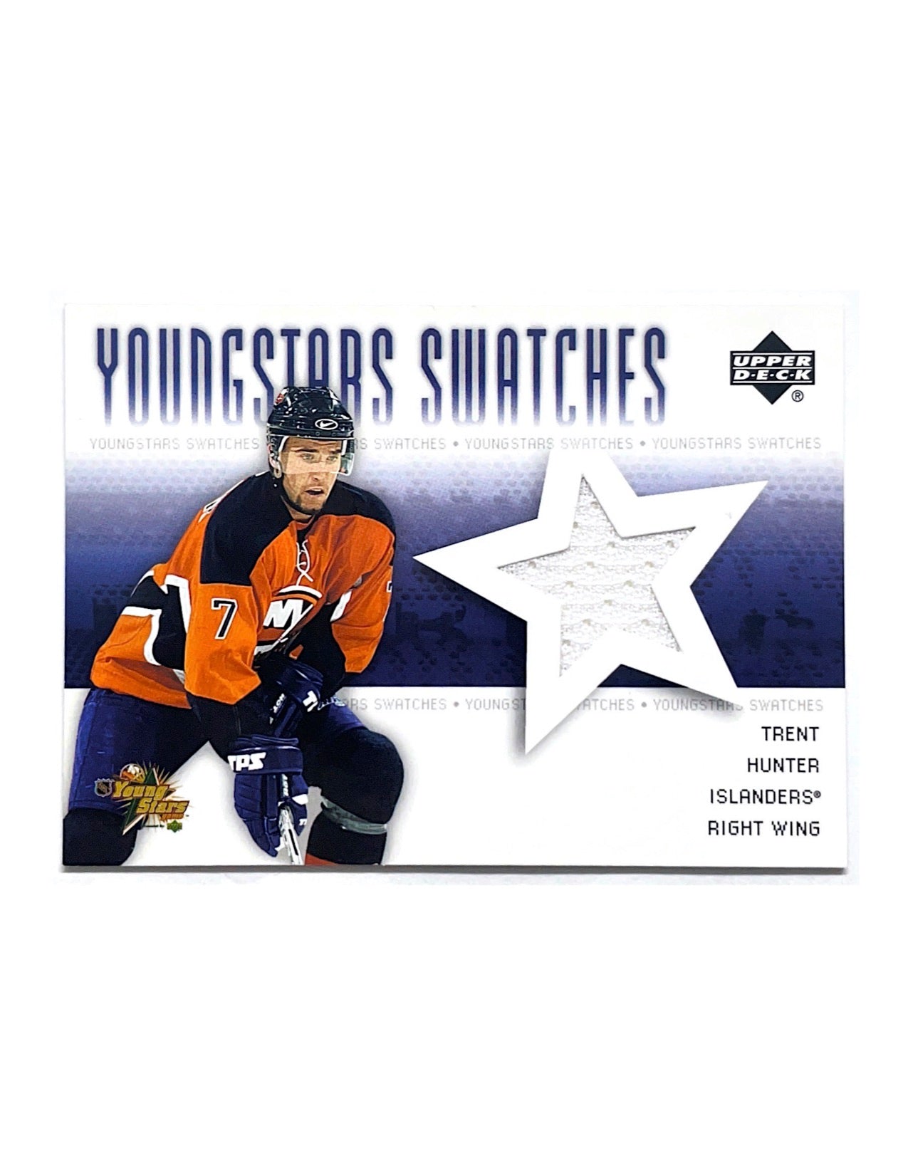 Trent Hunter 2003-04 Upper Deck Young Stars Swatches Jersey #YS-TH